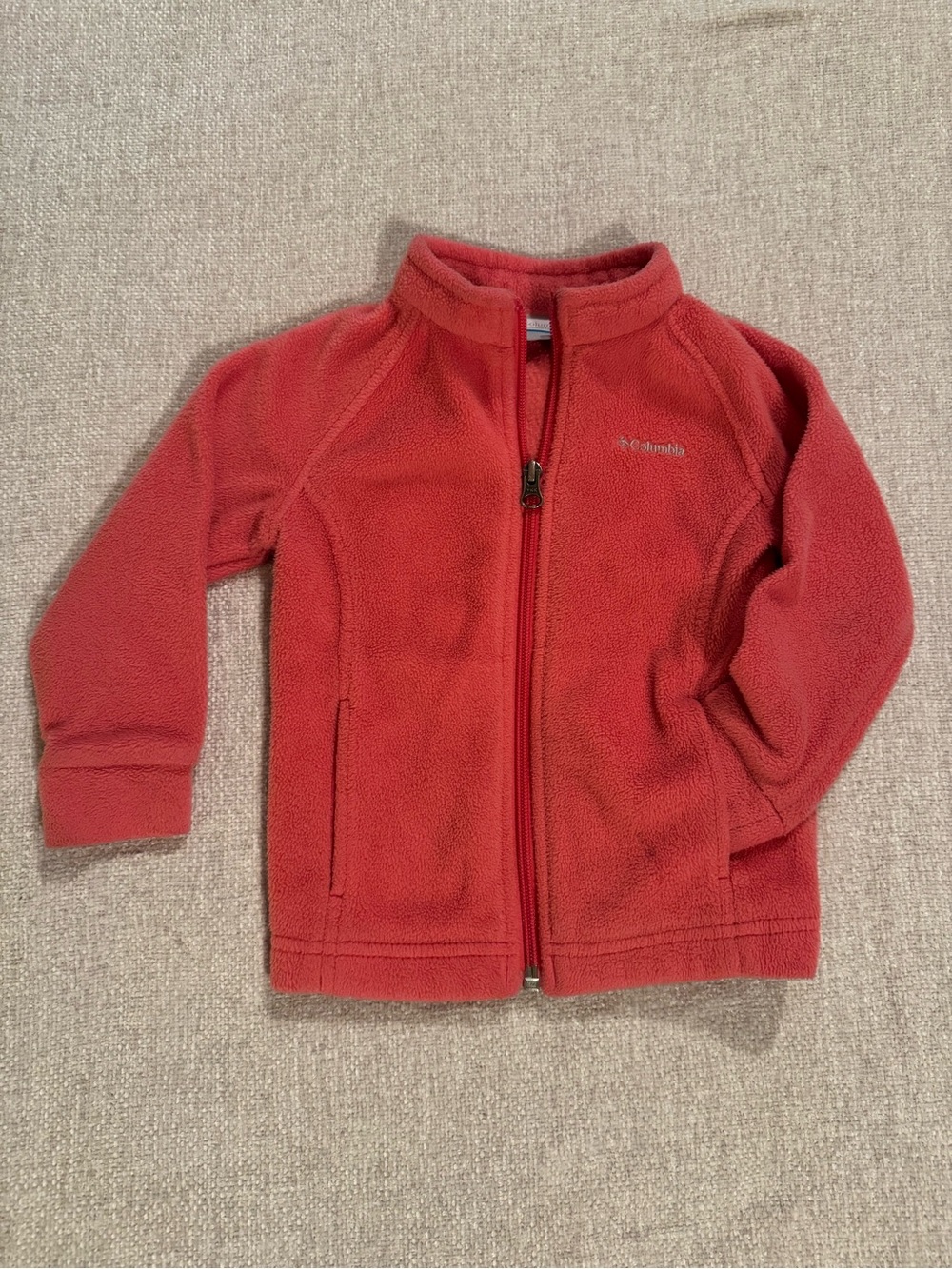 Columbia Toddler Girl Pink Fleece Zip‎ Up Jacket